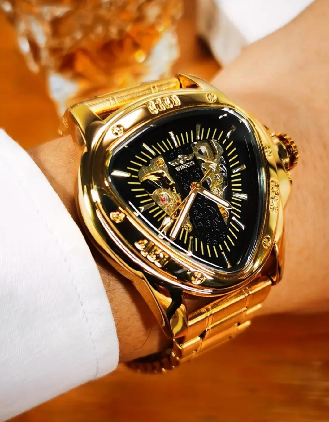 AurumX Supreme™ Automatic – Reloj Dorado Mecánico de Alta Precisión