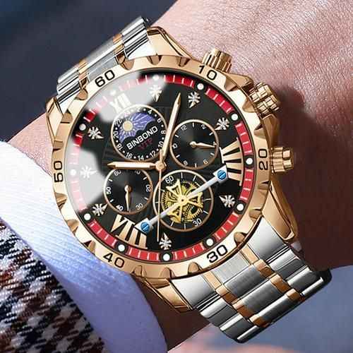 Invictus Chrono Pro™ – Reloj Masculino Premium Multifunción